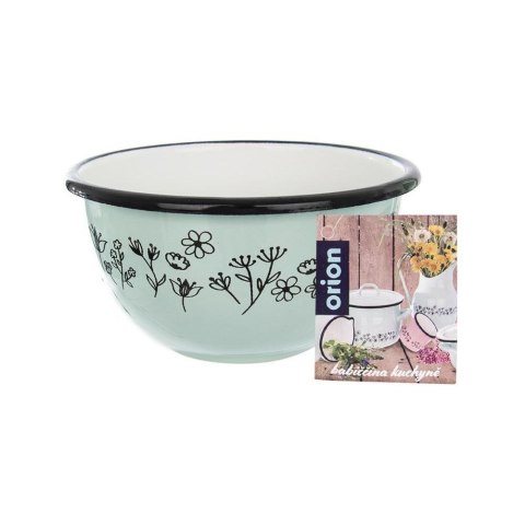 Miska miseczka emaliowana zielona LOUKA 12 cm 0,5 l Miska miseczka emaliowana zielona LOUKA 12 cm 0,5 l