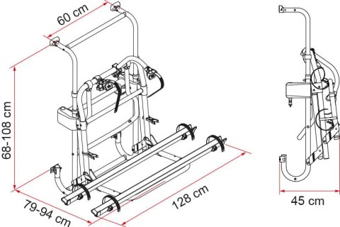 BAGAŻNIK FIAMMA CARRY BIKE LIFT 77 E-BIKE