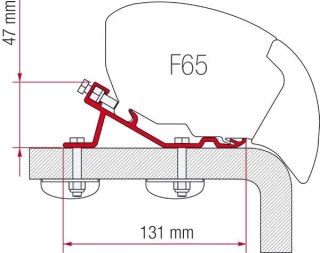 ZESTAW ADAPTERÓW DO MARKIZY FIAMMA F65 STANDARD