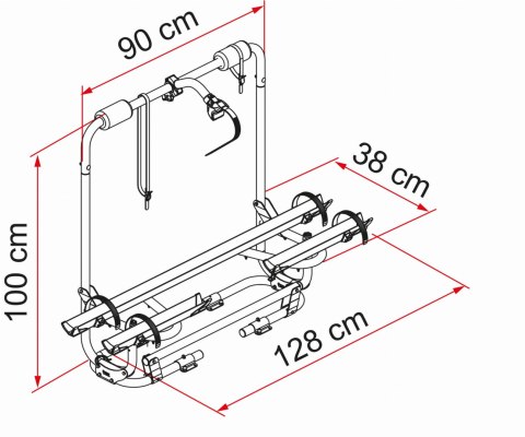 BAGAŻNIK ROWEROWY FIAMMA CARRY BIKE CARAVAN XL A PRO 200