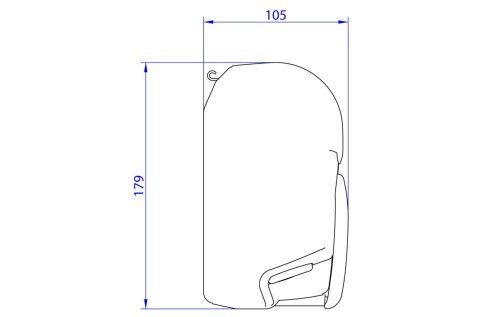 MARKIZA THULE OMNISTOR 8000 500X275CM BIAŁA / SZARY MATERIAŁ