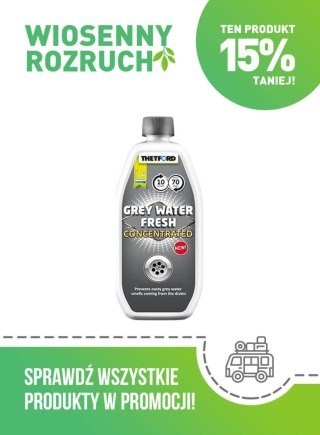 PŁYN DO SZAREJ WODY GREY WATER FRESH KONCENTRAT 0.8L