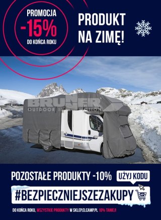 POKROWIEC NA SAMOCHÓD CAMPER COVER 12M 500-550 CM