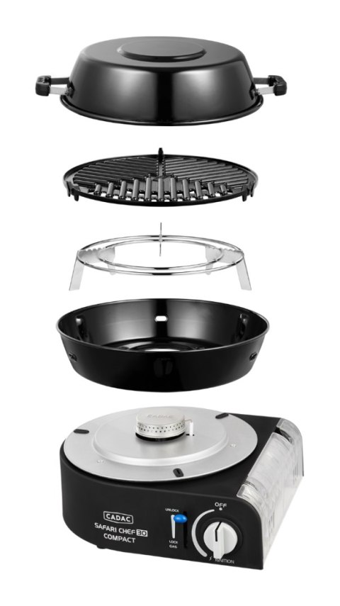 GRILL GAZOWY NA KARTUSZE CADAC SAFARI CHEF 30 COMPACT LITE