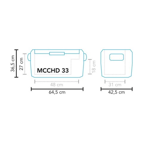 LODÓWKA KOMPRESOROWA MESTIC MCCHD-33 AC/DC