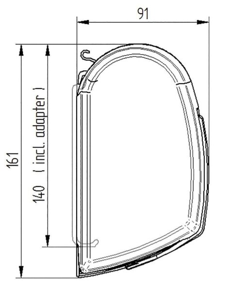 MARKIZA THULE OMNISTOR 5200 400CM KASETA SREBRNA MATERIAŁ SZARY