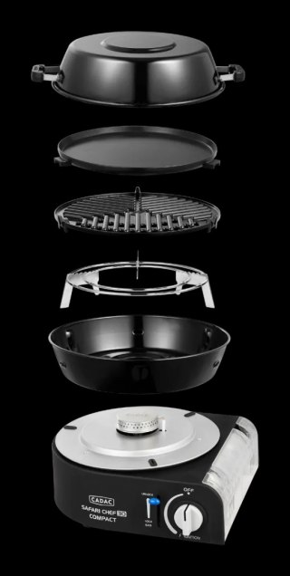 GRILL GAZOWY NA KARTUSZE CADAC SAFARI CHEF 30 COMPACT