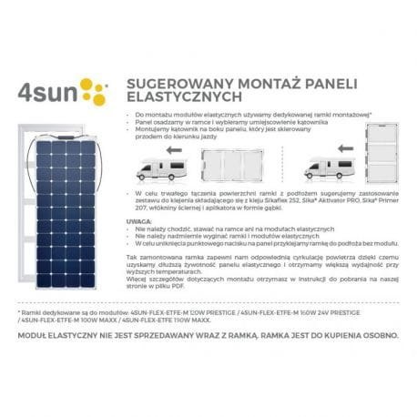 Panel elastyczny 4SUN-FLEX-ETFE-M 190W Prestige