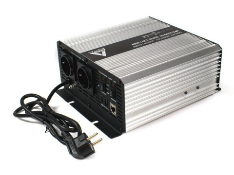 Zasilacz awaryjny (UPS + AVR) 12V UPS-1200SR Sinus 1200W/600W 12V/230V