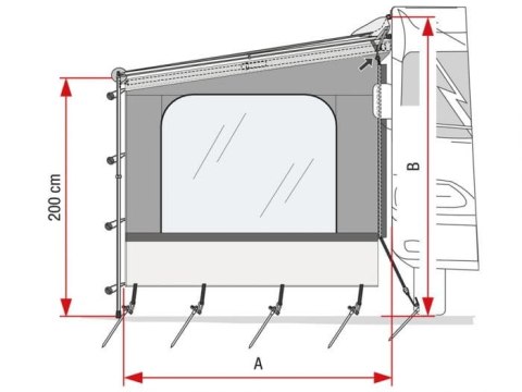 Boczna ściana Fiamma Side W Caravanstore/ F35