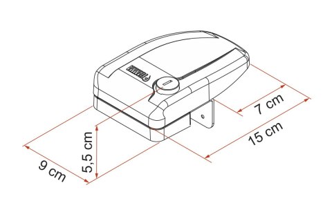 ZAMKNIĘCIE FIAMMA SAFE DOOR FRAME BIAŁY