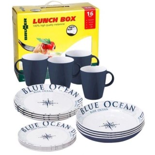 Zestaw obiadowy Lunch Box Blue Ocean Anti Slip 16 - Brunner