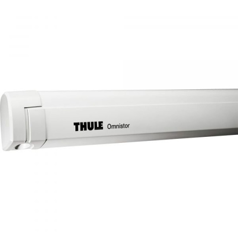 MARKIZA THULE OMNISTOR 5200 400 CM KASETA BIAŁA MATERIAŁ SZARY