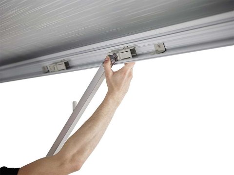 MARKIZA THULE OMNISTOR 5200 400CM KASETA BIAŁA MATERIAŁ SZARY