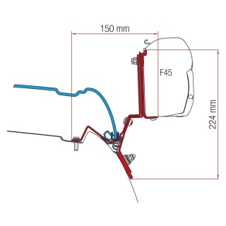 ZESTAW ADAPTERÓW DO MARKIZY FIAMMA F45s Marco Polo